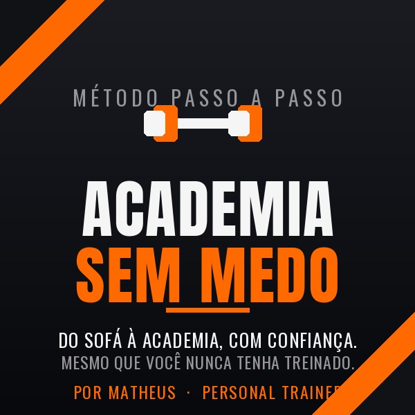Capa do curso Academia Sem Medo
