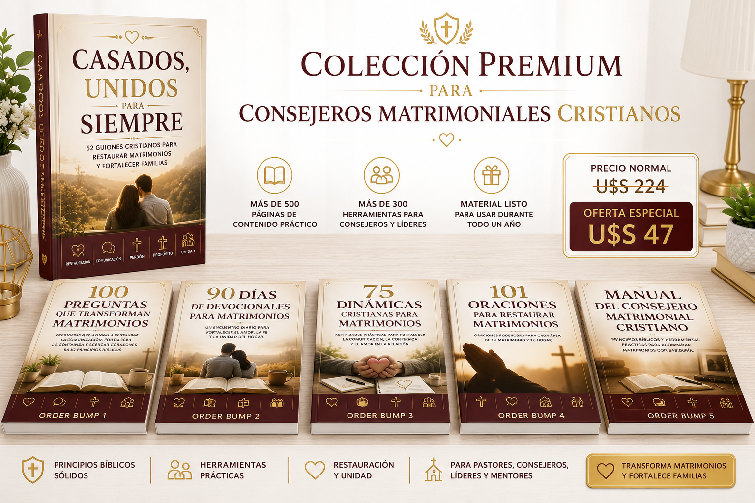 Colección Premium para Consejeros Matrimoniales Cristianos