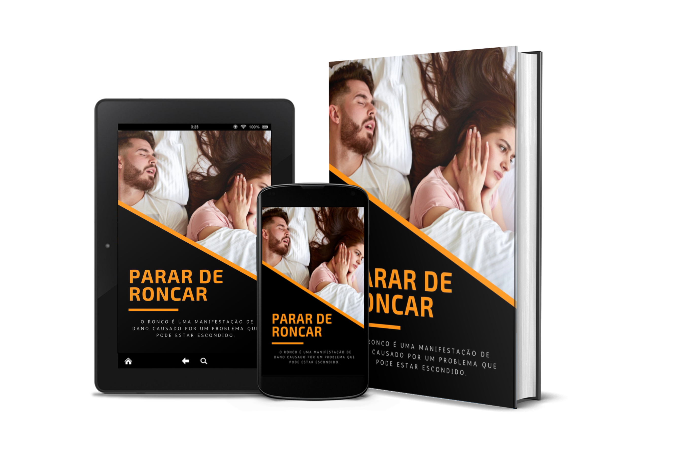 Imagem de capa para o Ebook Como parar de roncar