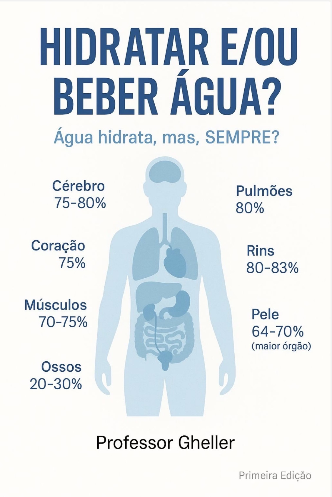 HIDRATAR E/OU BEBER ÁGUA? Água hidrata, mas, SEMPRE? - Professor G...