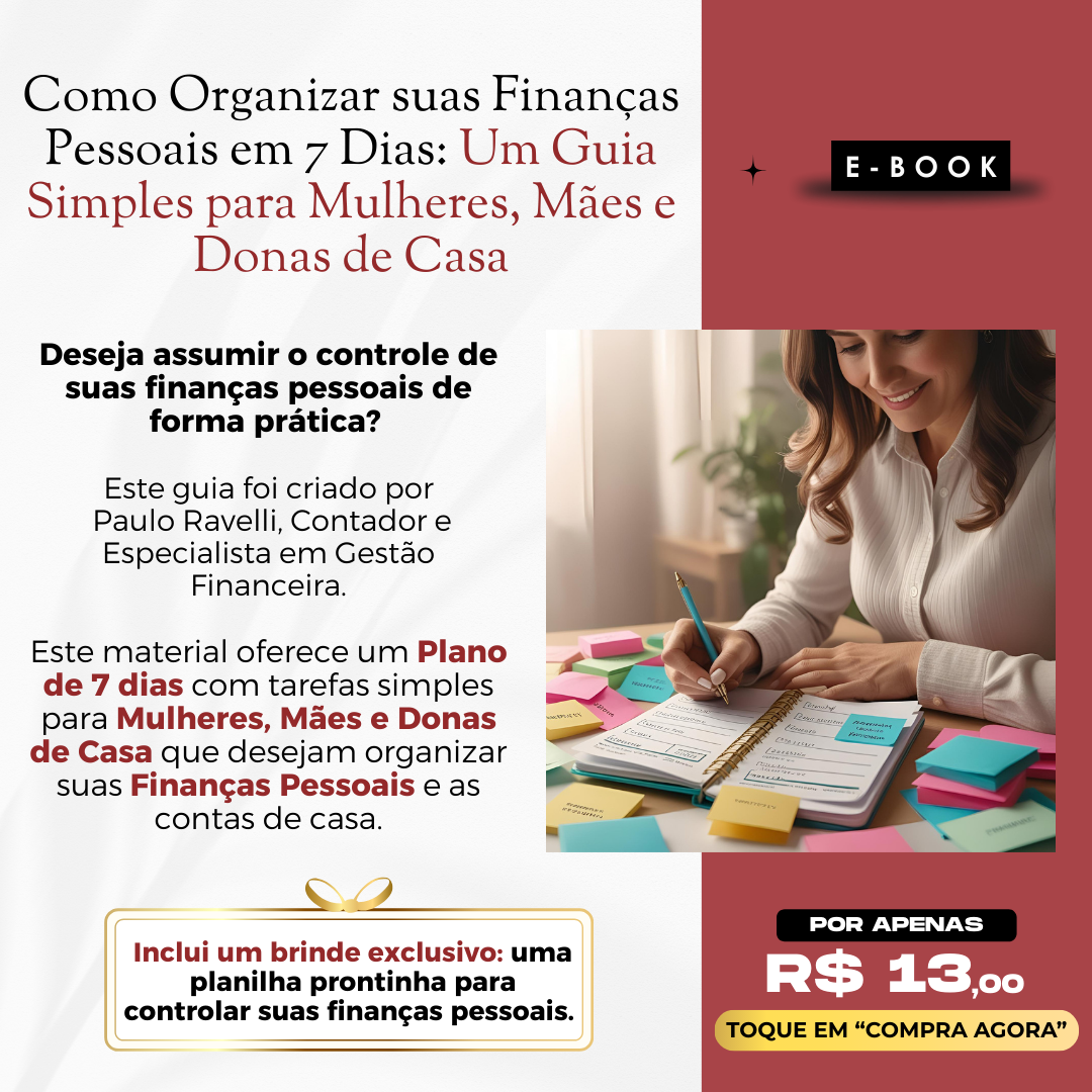 Como Organizar suas Finanças Pessoais em 7 Dias: Um Guia Simples pra ...