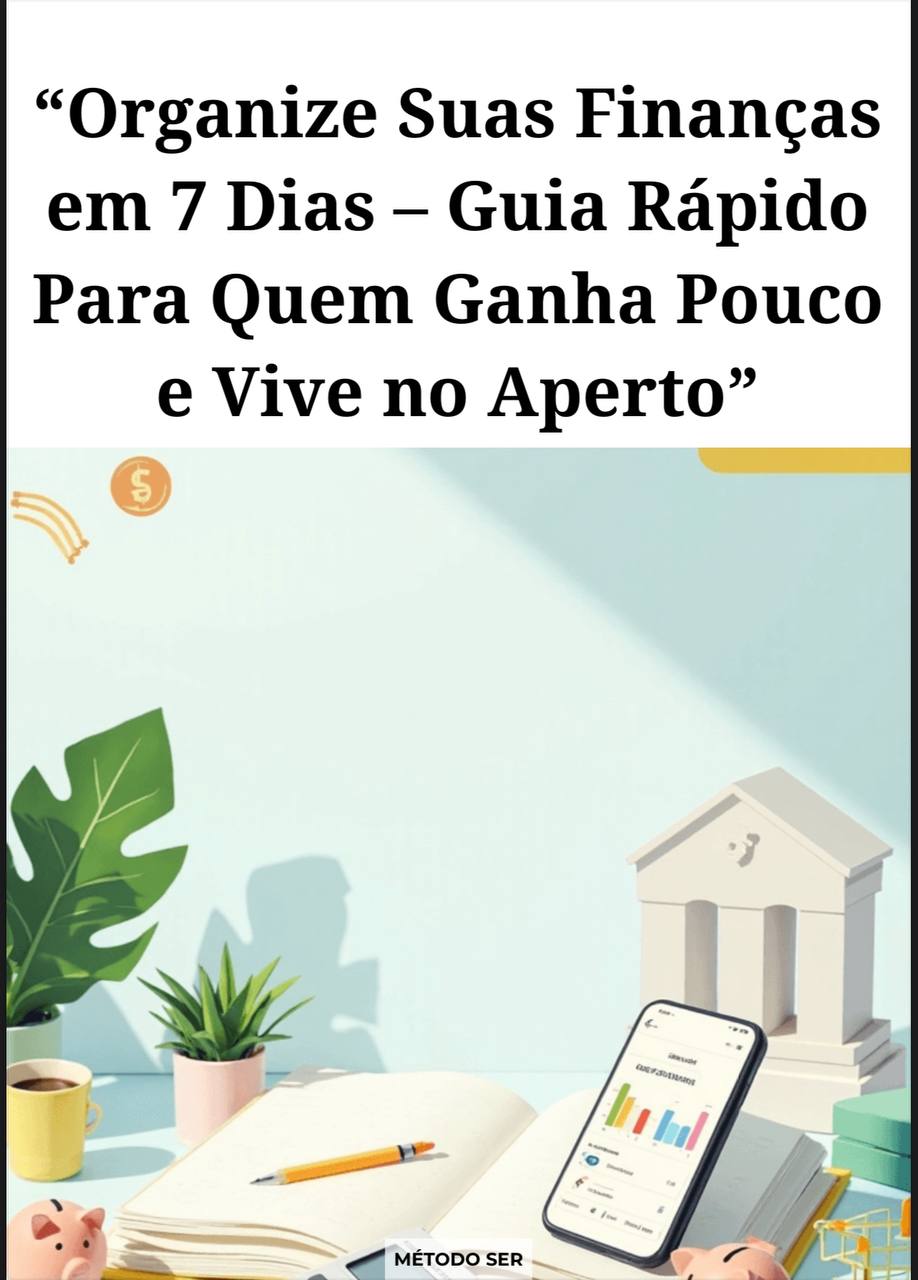 “Organize Suas Finanças em 7 Dias – Guia Rápido Para Quem Ganha Pou...