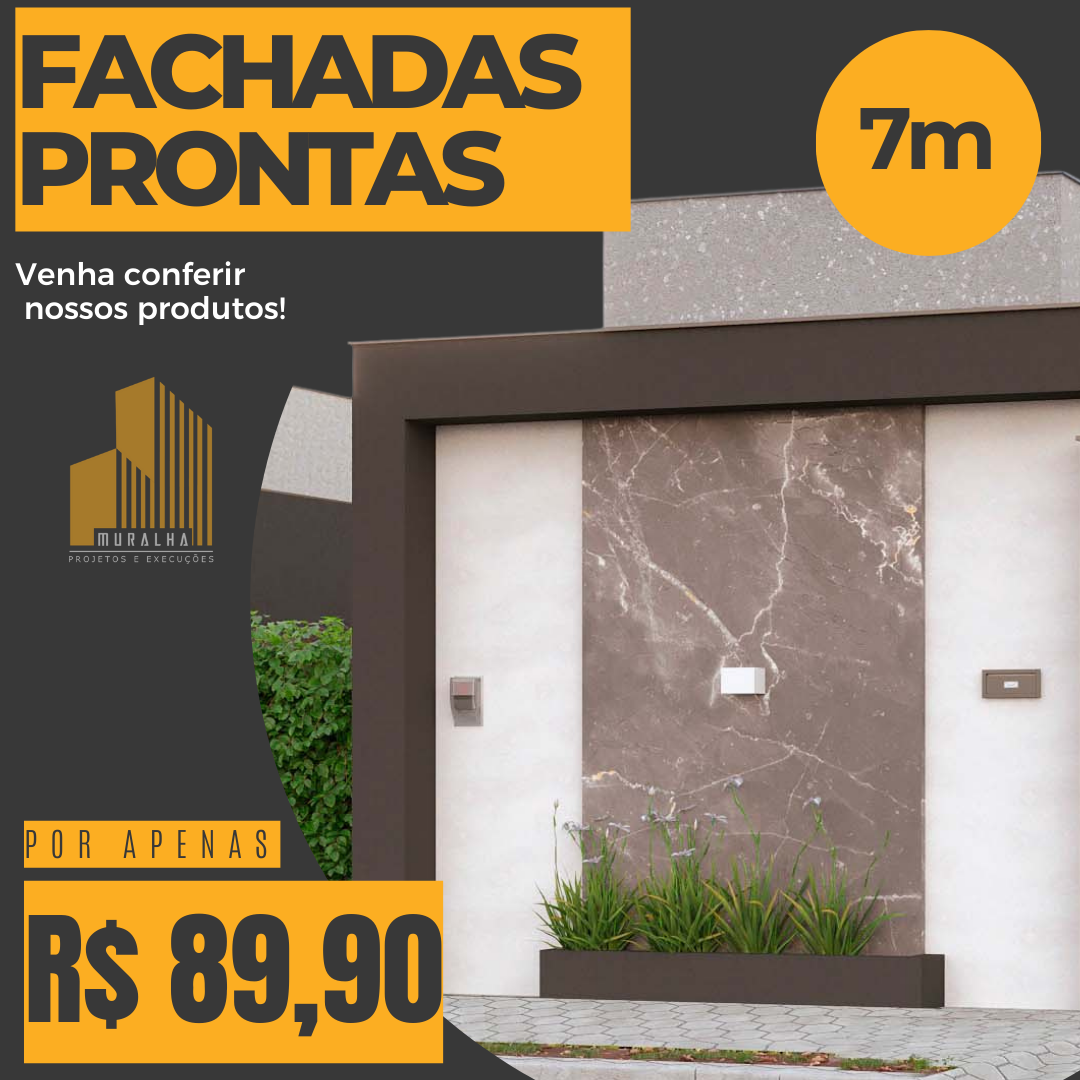 Imagem de capa para o Curso online FACHADAS PRONTAS DE 7 METROS (20 OPÇÕES - PACK 04)