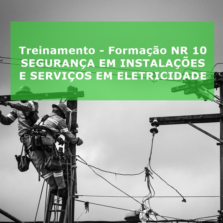 Imagem de capa para o Curso online Técnico de Segurança do Trabalho - Treinamento - Formação NR 10 SEGURANÇA EM INSTALAÇÕES E SERVIÇOS EM ELETRICIDADE