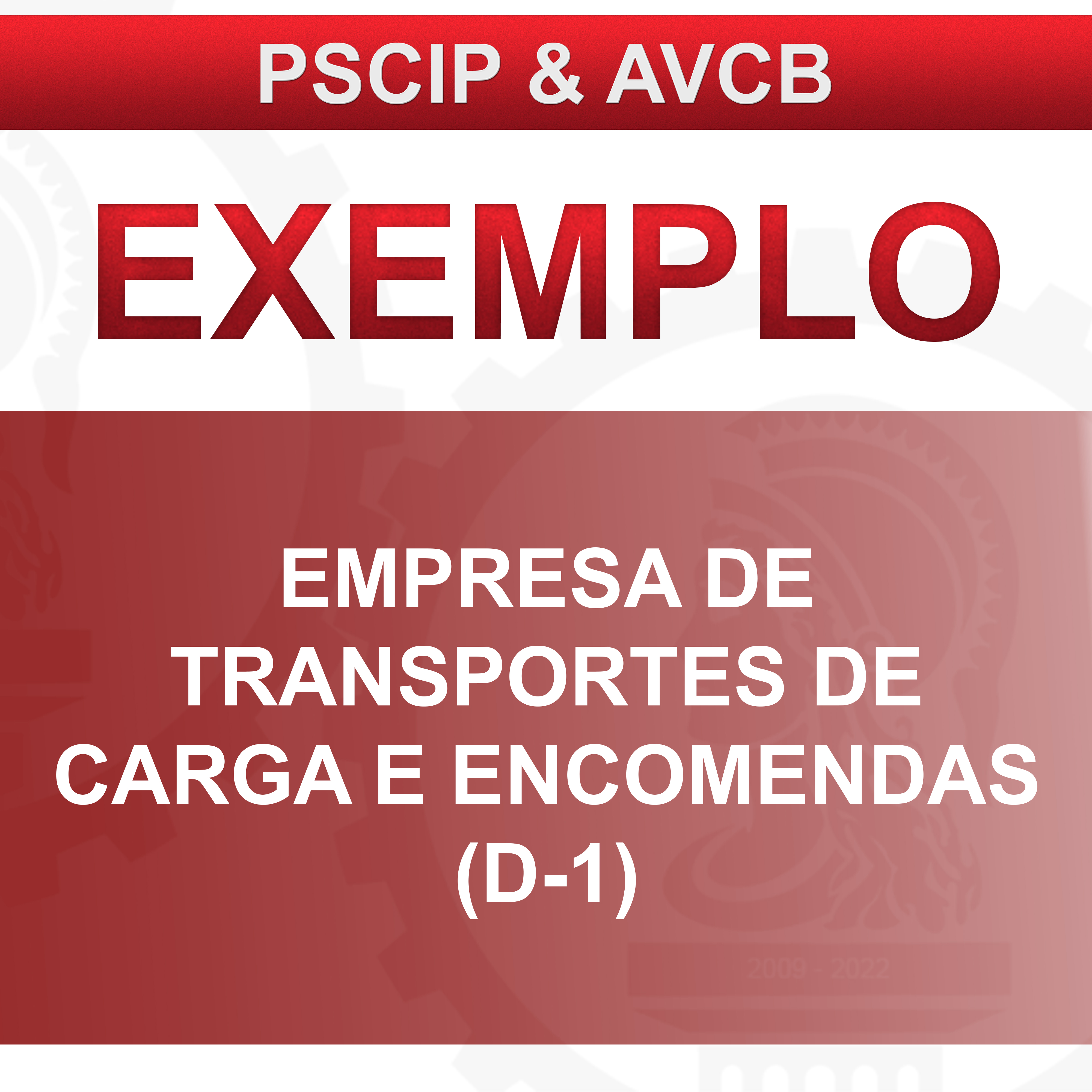 Imagem de capa para o Curso online ENG LEVI - EXEMPLO - PROJETO CONTRA INCÊNDIO - EMPRESA DE TRANSPORTES DE CARGA E ENCOMENDAS - 2021_0109