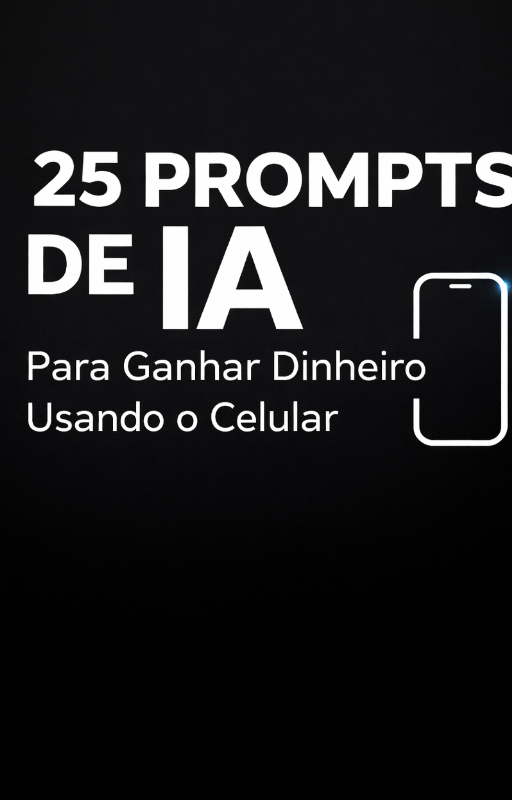 25 Prompts de IA para Ganhar Dinheiro Usando o Celular | Hotmart