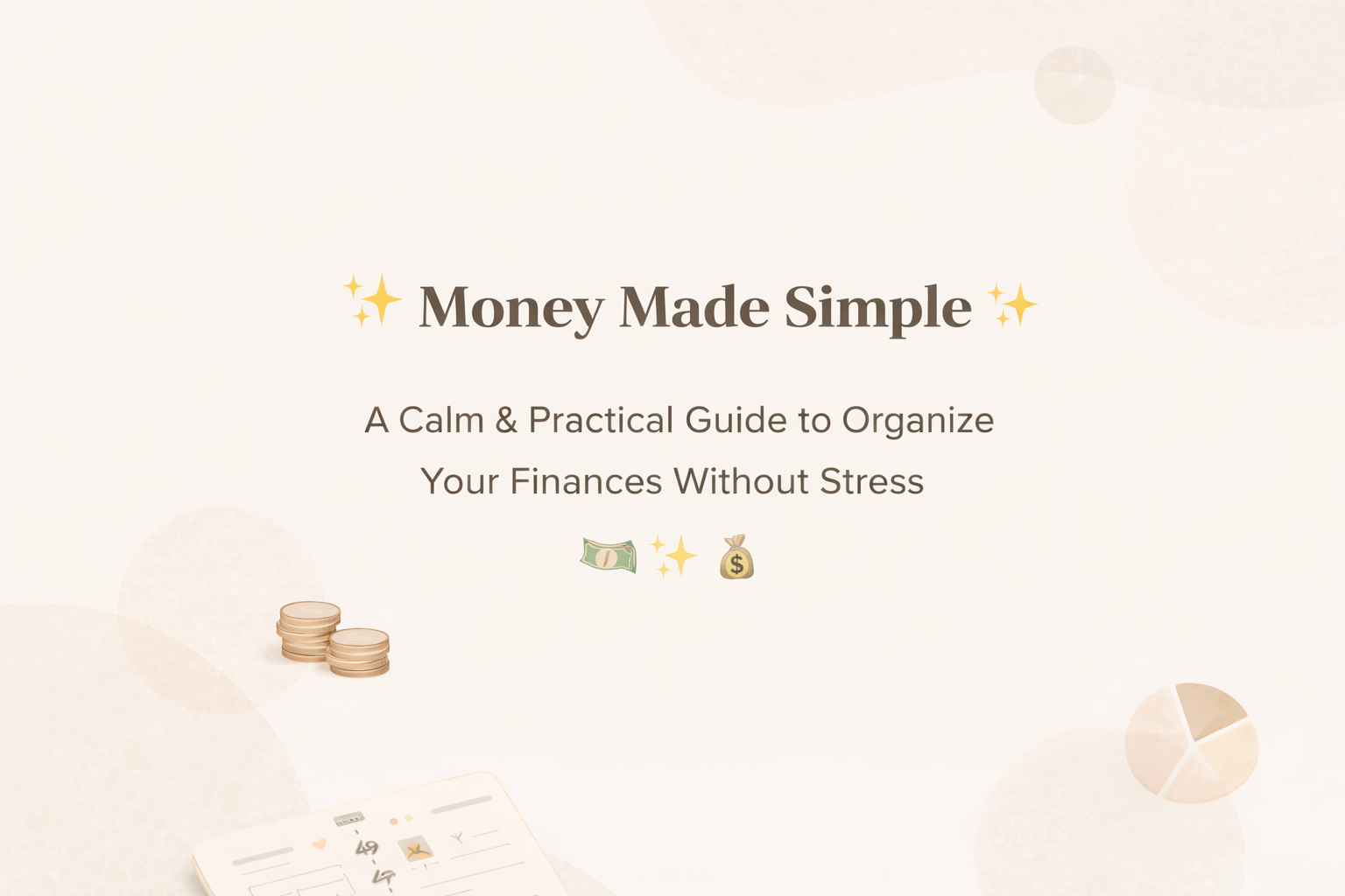 Money Made Simple A Calm & Practical Guide to Organize Your F...