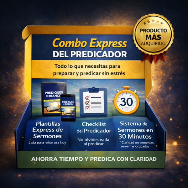 Combo Express del Predicador - Matheus Moreira da Silva | Hotmart