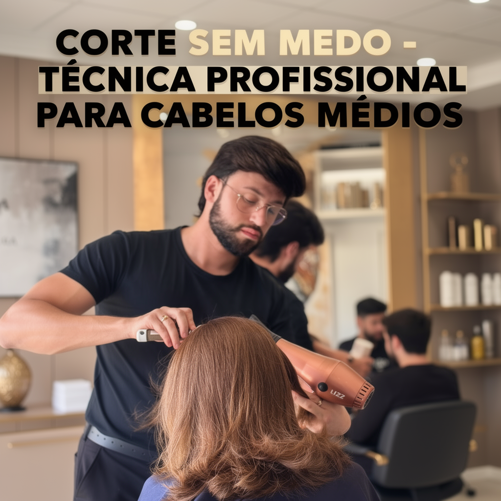 Corte Sem Medo – Técnica Profissional para Cabelos Médios - Alisson...