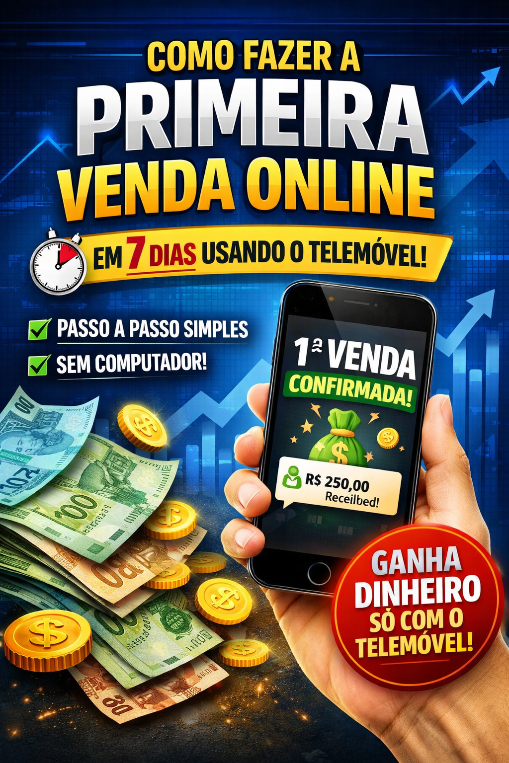 Guia Rápido: Sua Primeira Venda Online em 7 Dias Usando Apenas o Ce...