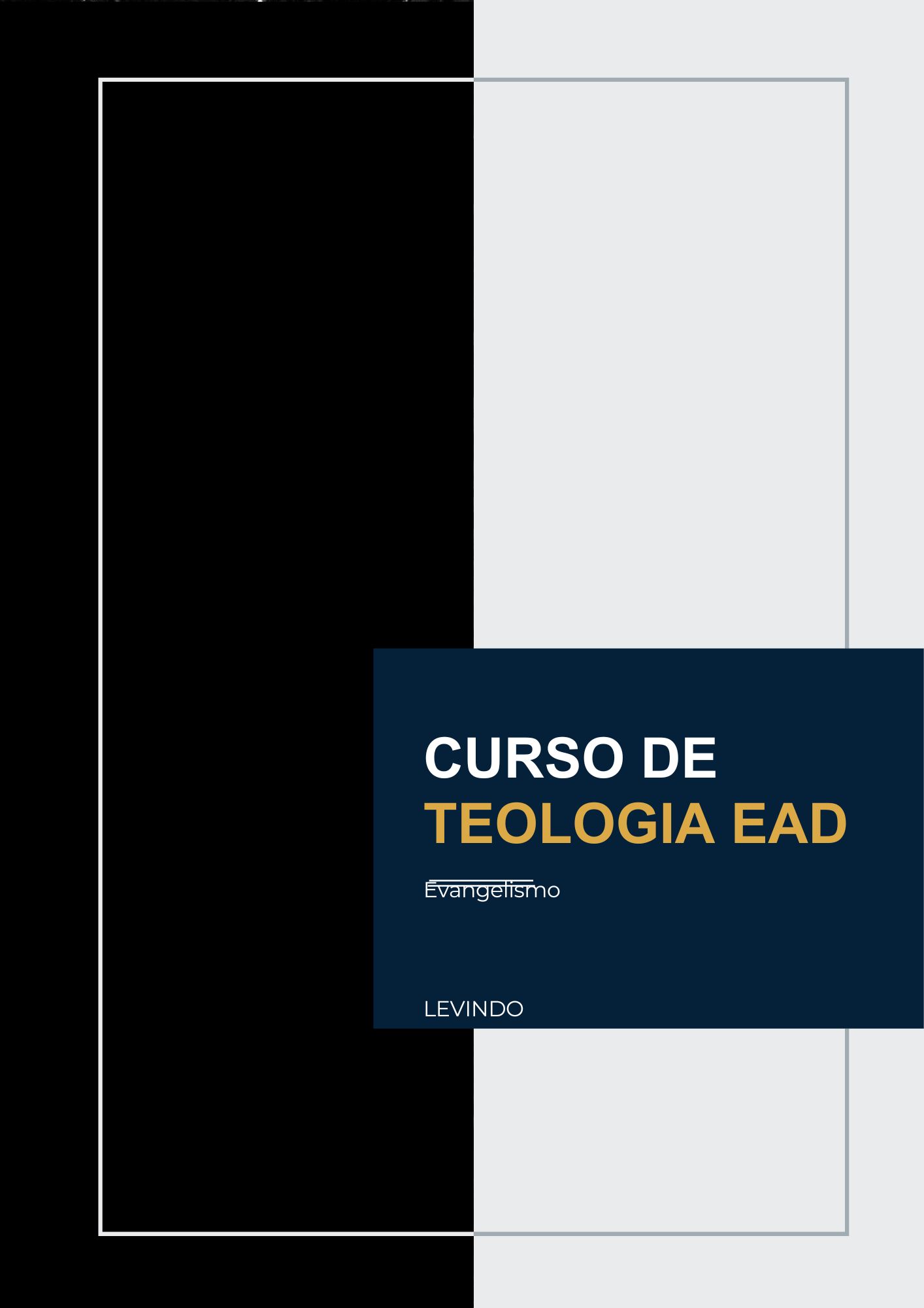 Curso de evangelismo na forma de E-book apostilado.