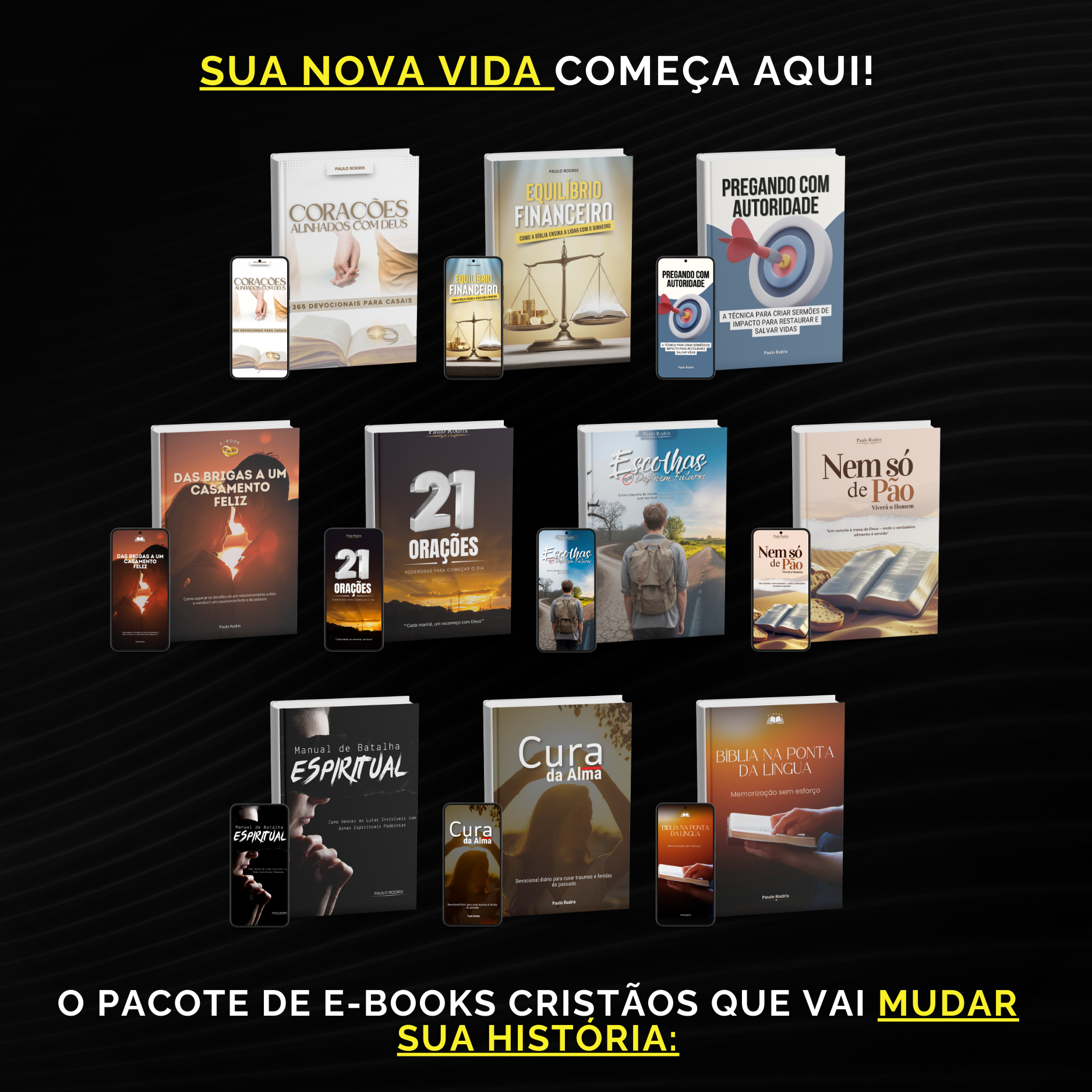 Pacote de E-books Cristãos - Pedro Paulo Rodrigues da Silva | Hotmart