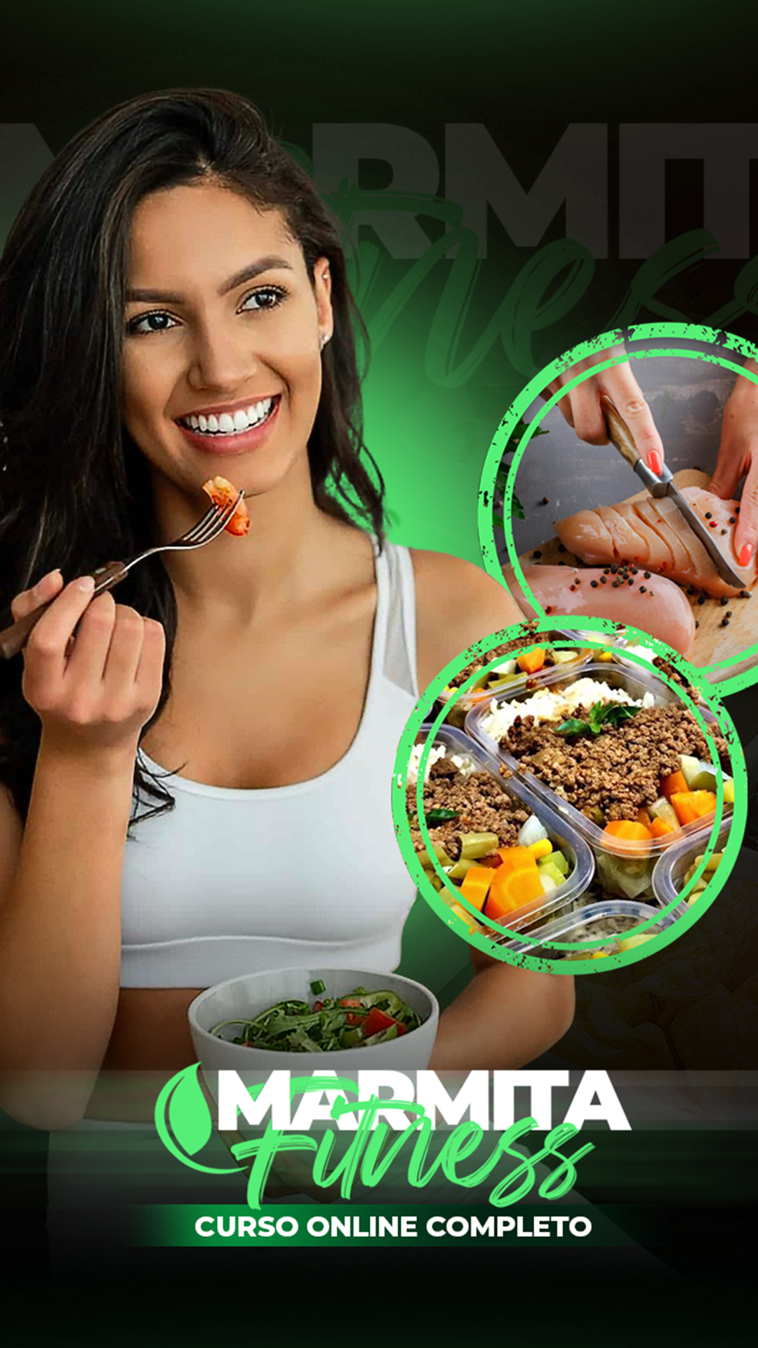 Curso em vídeo exclusivo: 'Culinária Fitness e Detox em Ação'.