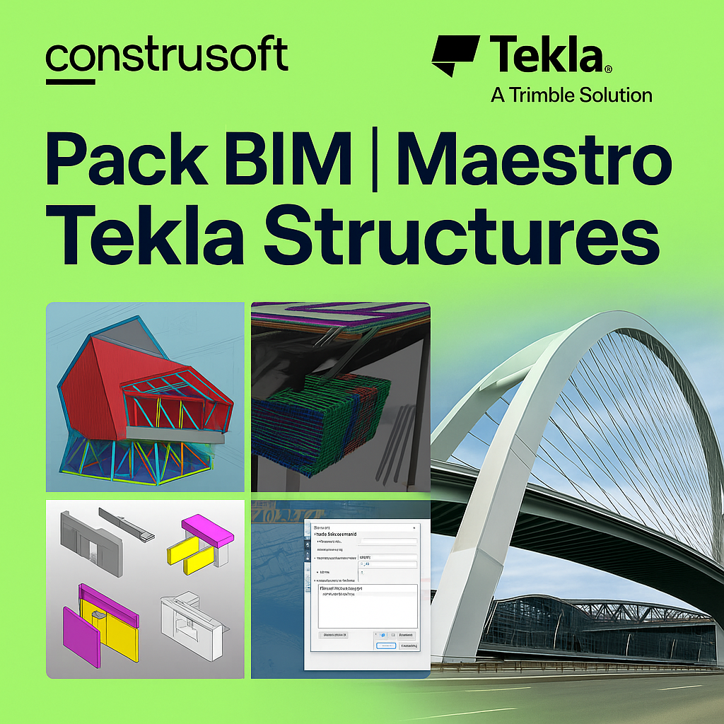 Pack BIM | Maestro Tekla Structures - Construsoft | Hotmart