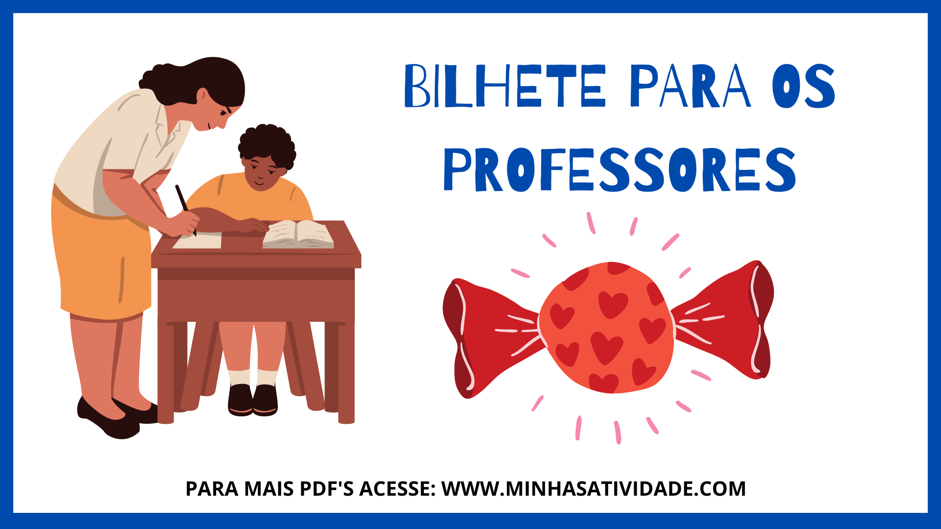 Bilhete para Professores