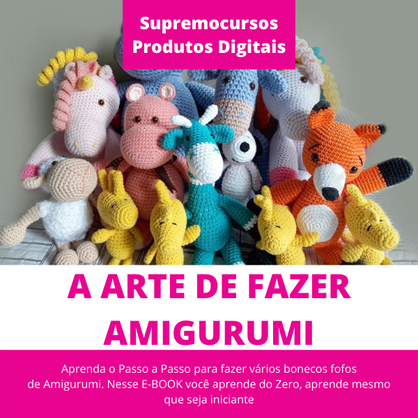 Imagem de capa para o Ebook A ARTE DE FAZER AMIGURUMI 