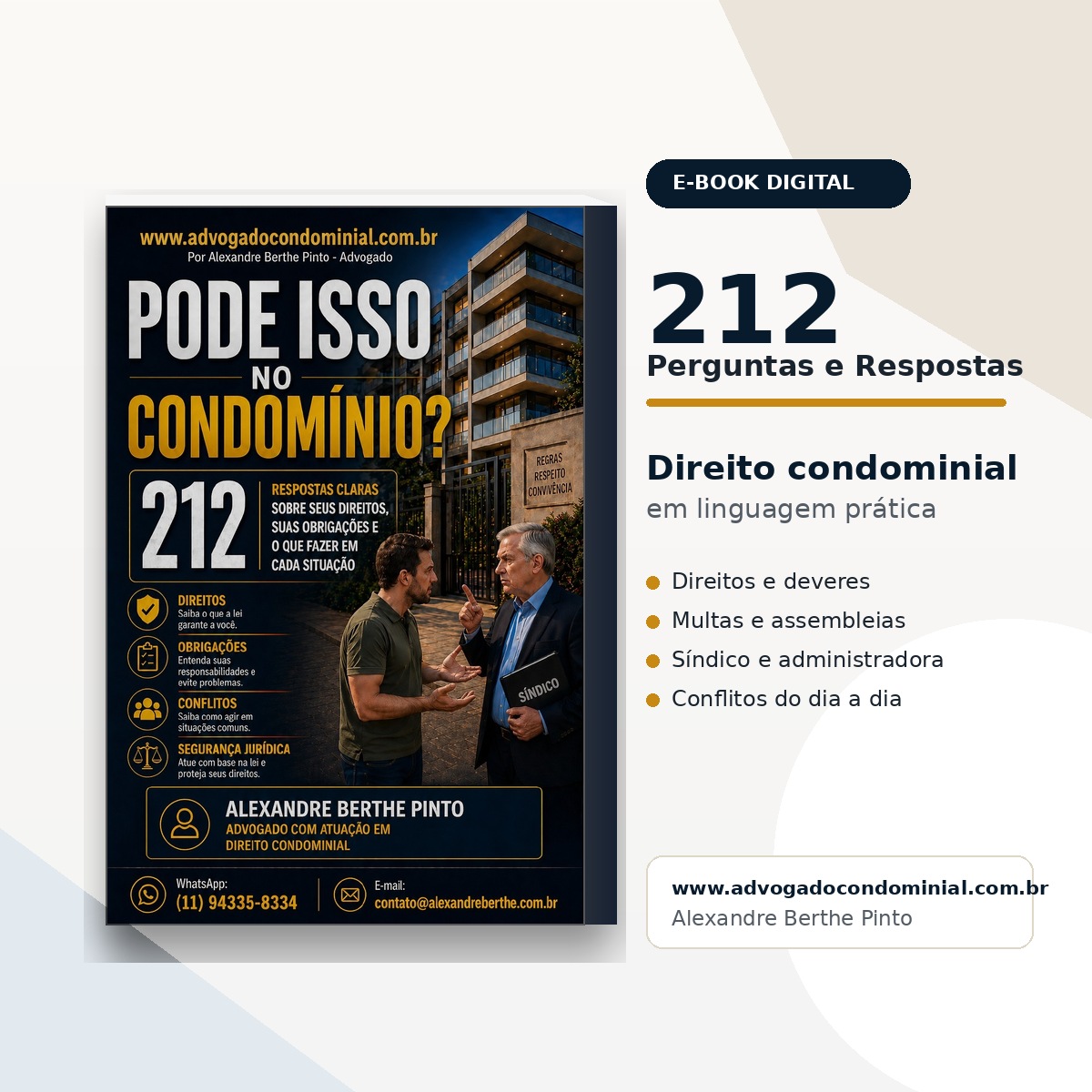 Capa do E-book Pode Isso no Condomínio?