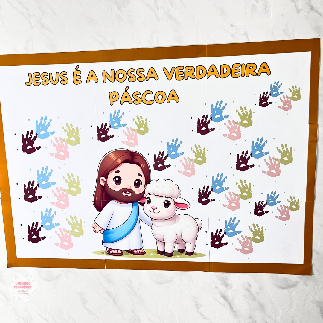 PAINEL JESUS NOSSA VERDADEIRA PÁSCOA - Universo Pedagógico | Hotmart