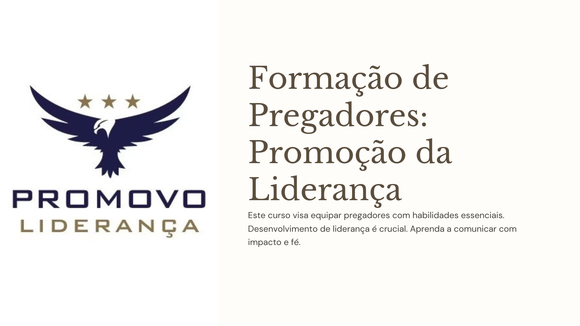curso preparatorio para pregadores