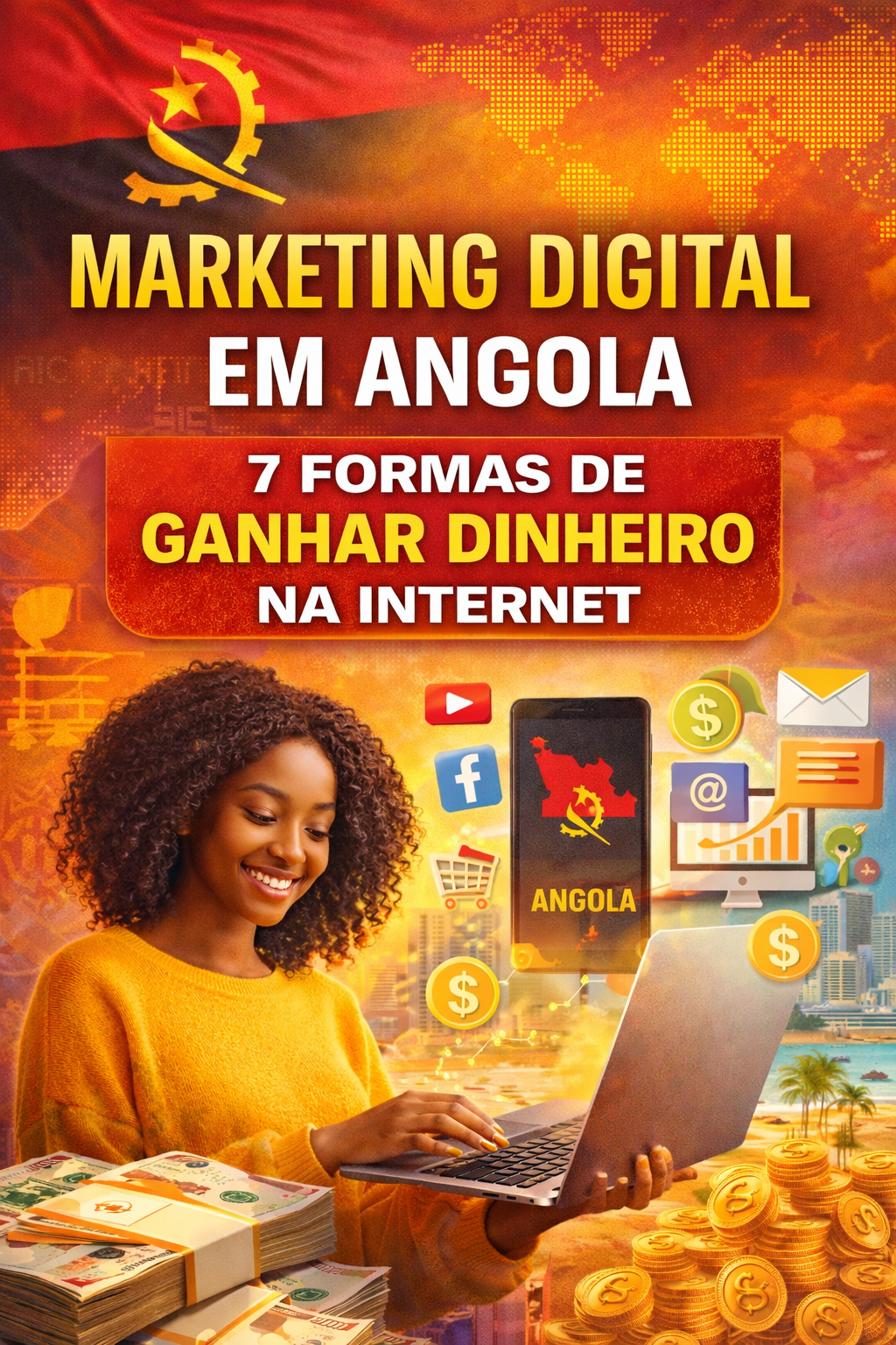 Marketing Digital em Angola - 7 Formas de Ganhar Dinheiro na Intern...