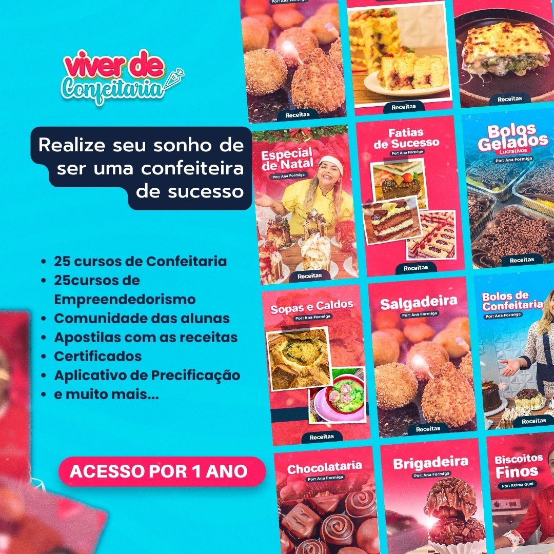 Viver de Confeitaria - Escola para Confeiteiros - AEF DIGITAL EDITO...