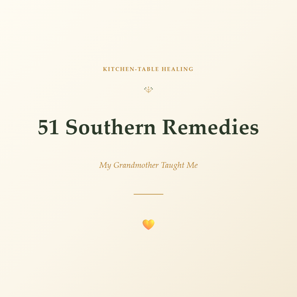 51 Southern Remedies My Grandmother Taught Me