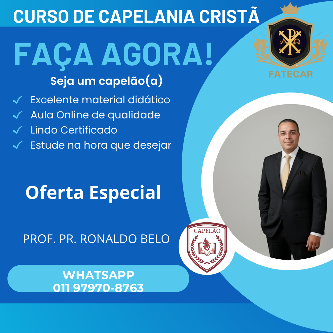 CURSO DE CAPELANIA EVANGÉLICA NA PRÁTICA