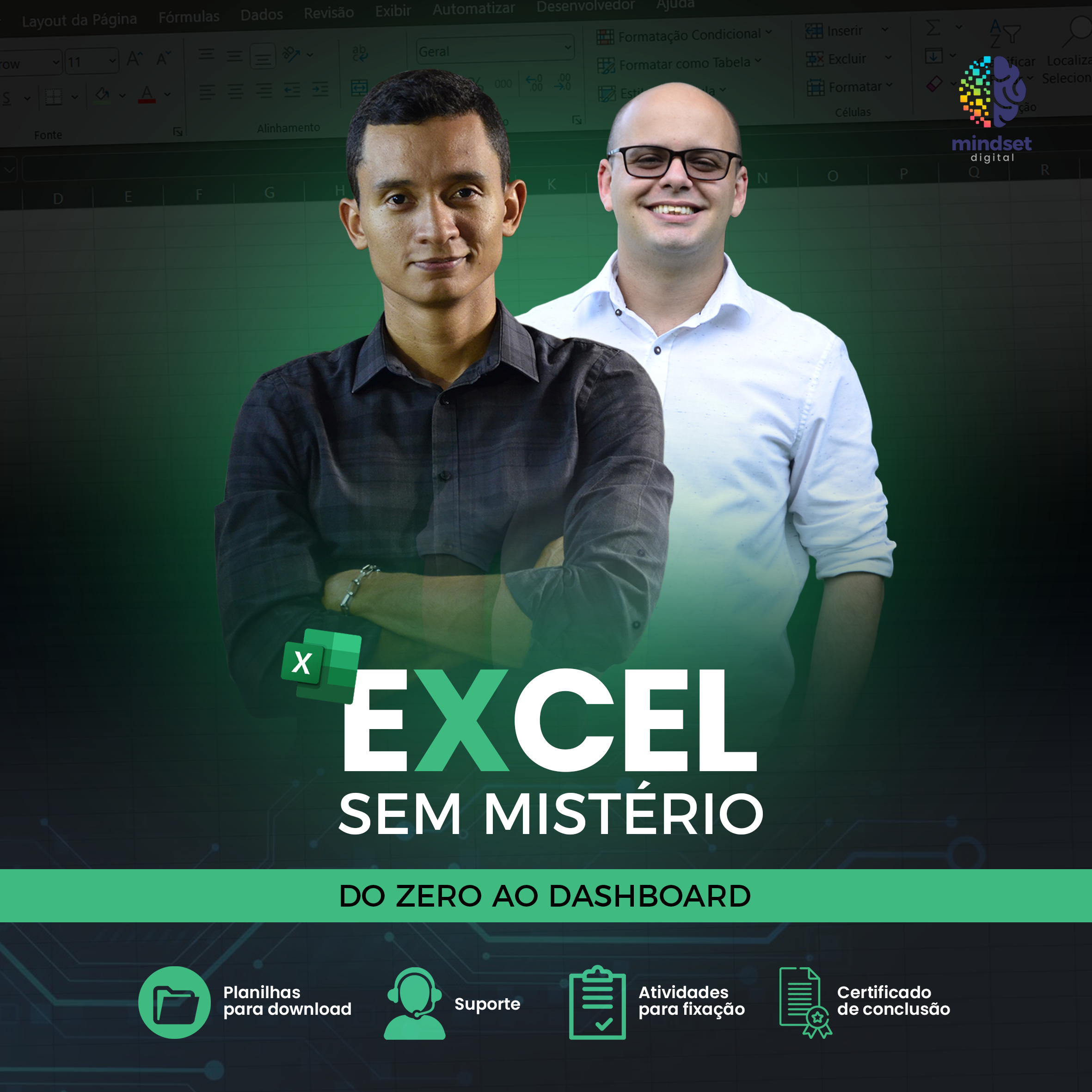Excel sem mistério | Do zero ao dashboard - Mindset Digital | Hotmart