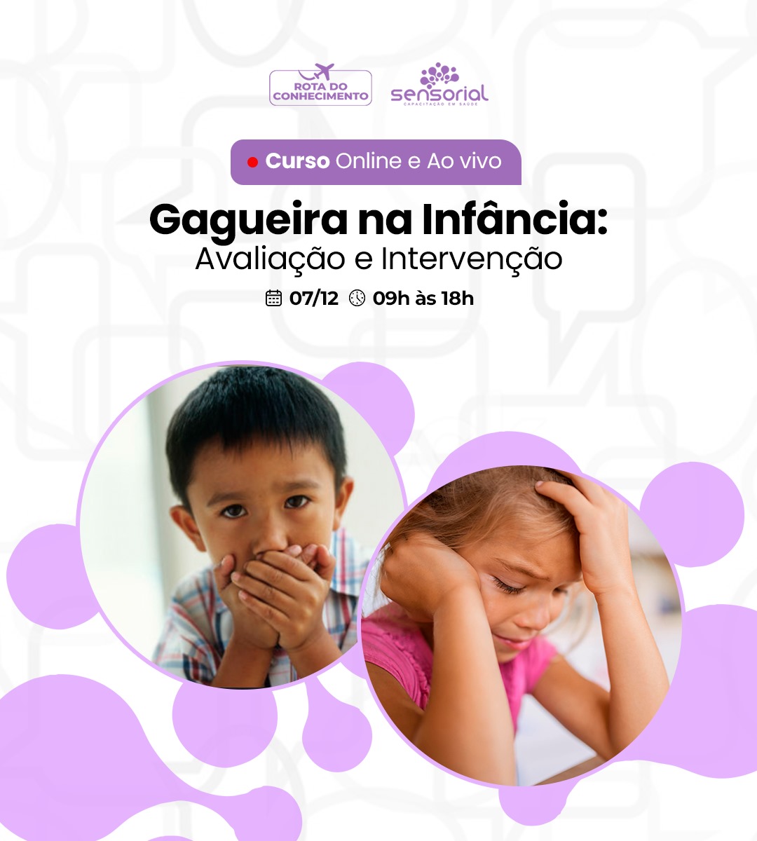 Gagueira na infância: Avaliação e Intervenção - Sensorial Consultor...