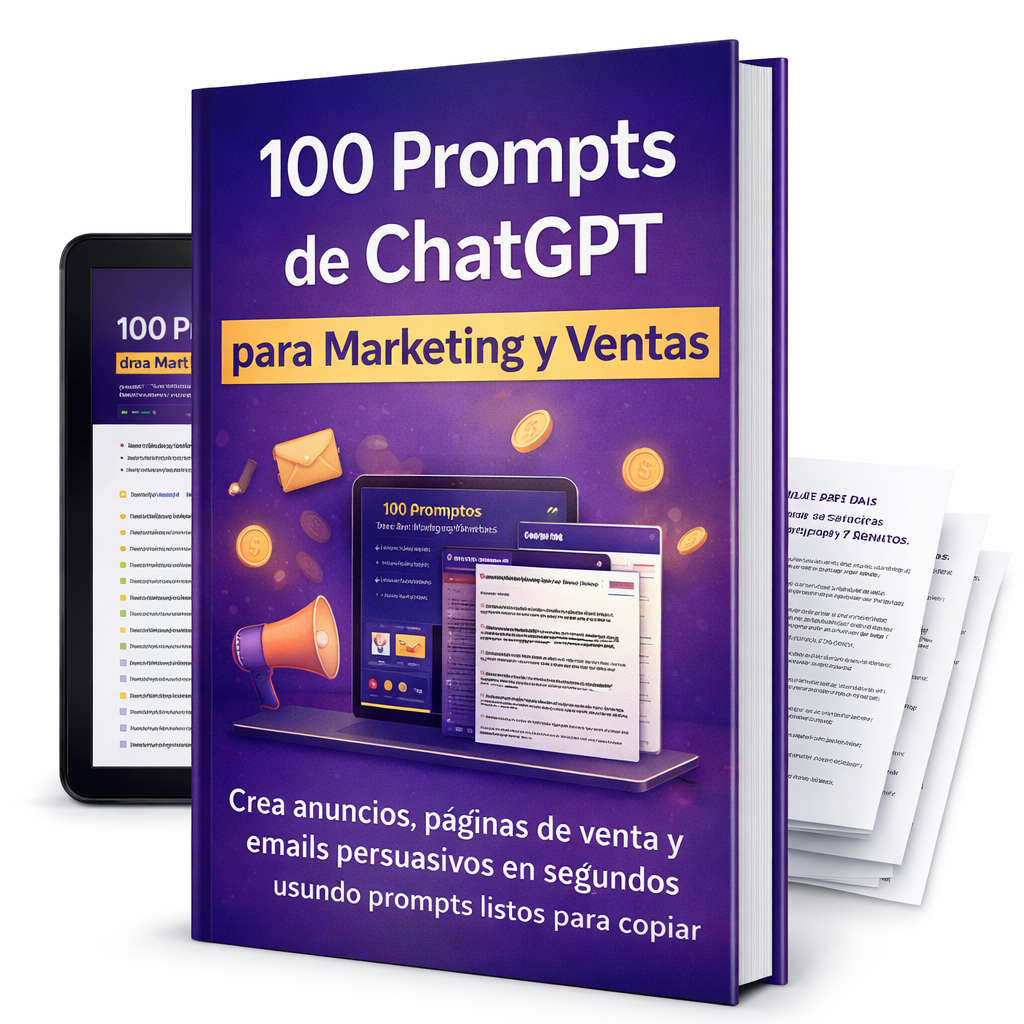 100 Prompts de ChatGPT para Marketing y Ventas - Soluciones Digital...