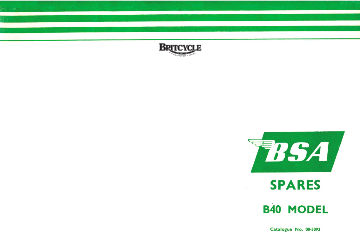 BSA B40 Parts List Manual - Dealhube | Hotmart