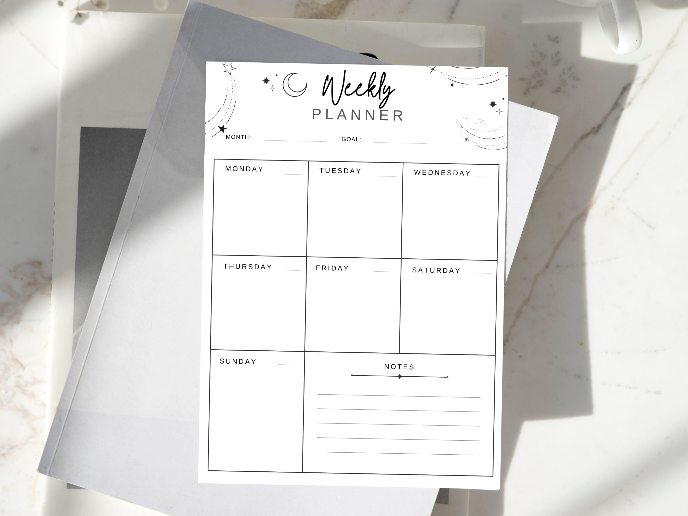 Weekly Planner A4 | Printable | Minimalist | PDF - Diego Alejandro ...