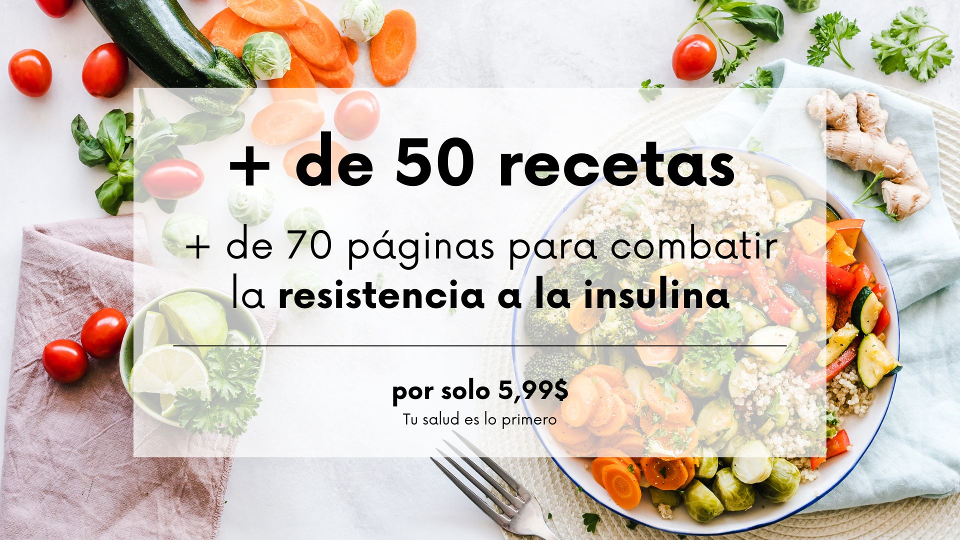 RECETARIO RESISTENCIA A LA INSULINA - Romily Crespo | Hotmart