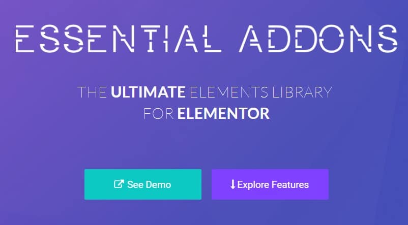 Essentials Add Essential Addons — Most Popular Elements Library For Elementor - El...