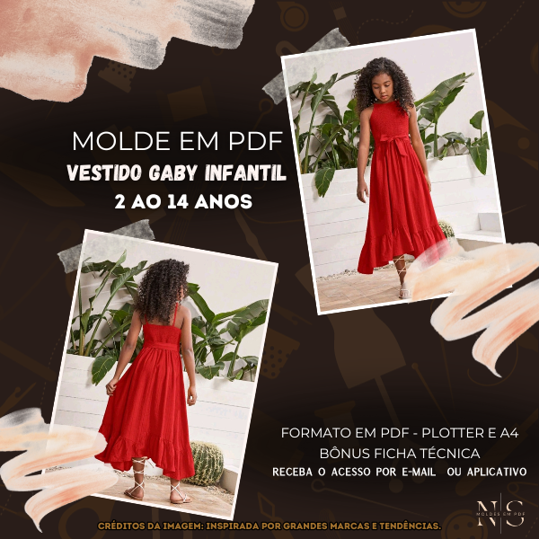 Imagem de capa para o Curso online ✨[Molde em PDF] - Vestido Gaby Infantil ID 3653116