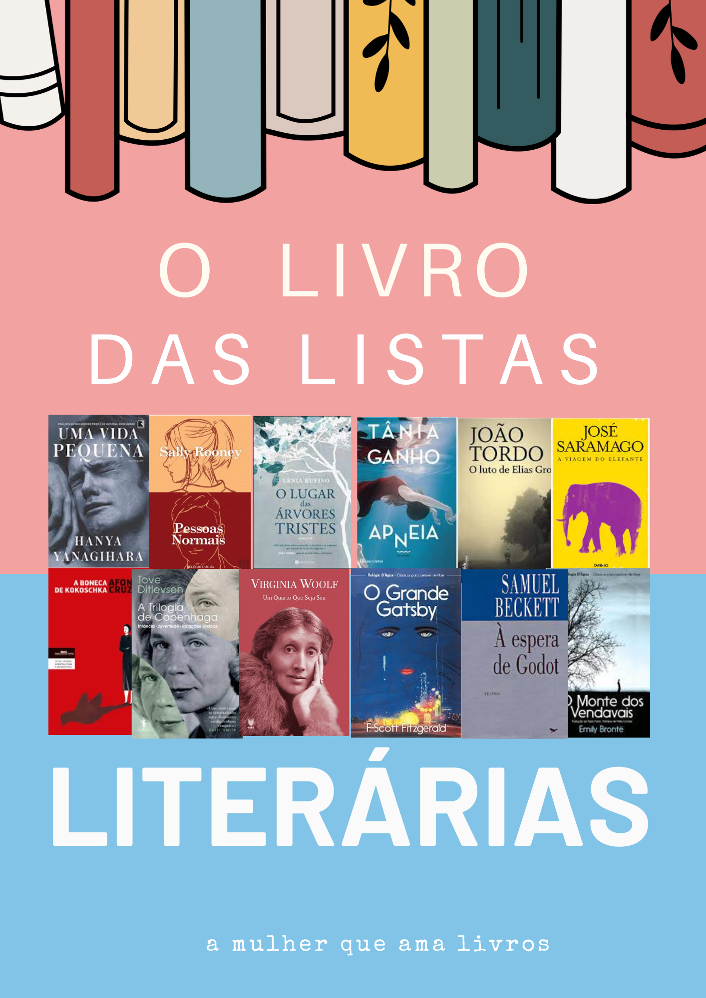 Imagem de capa para o Ebook O Livro das Listas Literárias