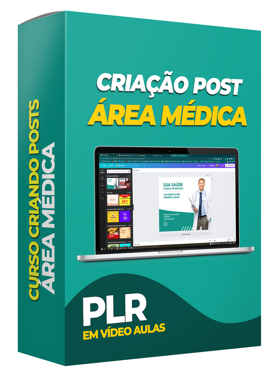 PLR CURSO CRIAÇÃO DE POST PARA ÁREA MÉDICA