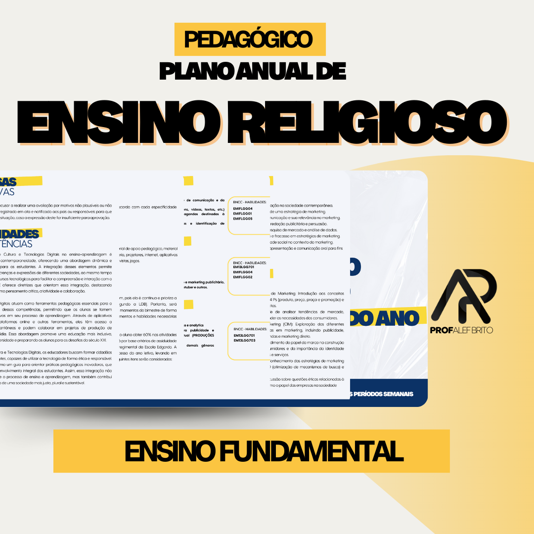 Plano Anual Ensino Religioso 6 Ano - Image to u