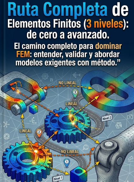 Ruta Completa de Elementos Finitos (3 niveles): de cero a avanzado....