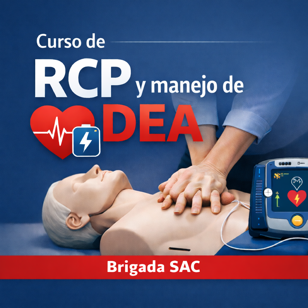 Curso de Reanimación cardiopulmonar y manejo de DEA - Brigada SAC