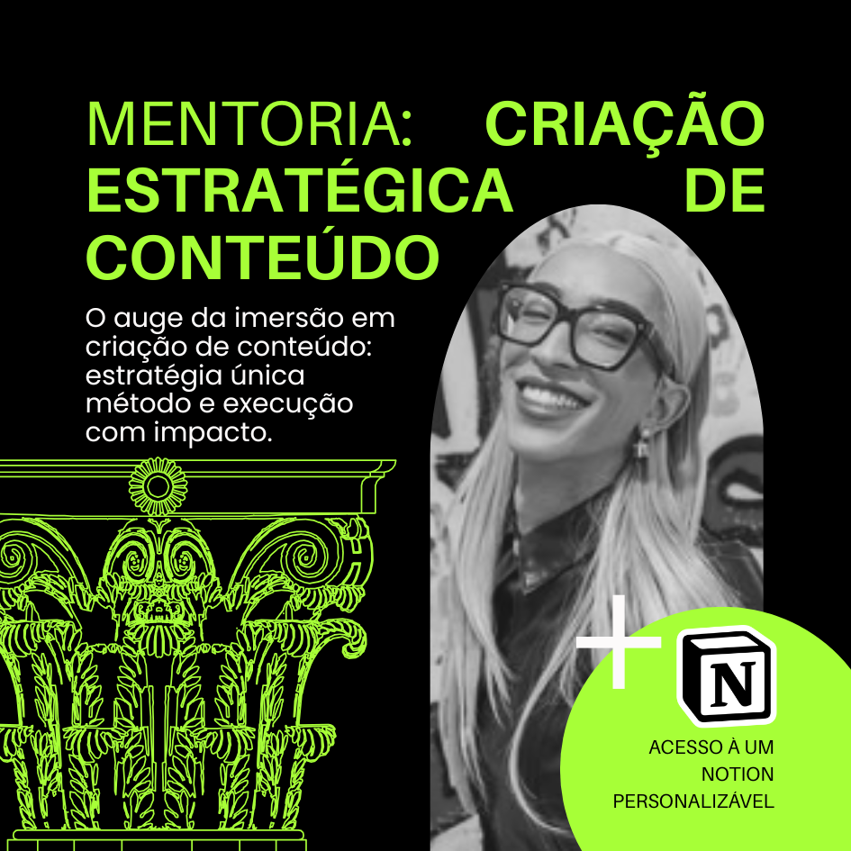 MENTORIA DE CRIAÇÃO ESTRATÉGICA PARA REDES - Valentina Souza | Hotmart