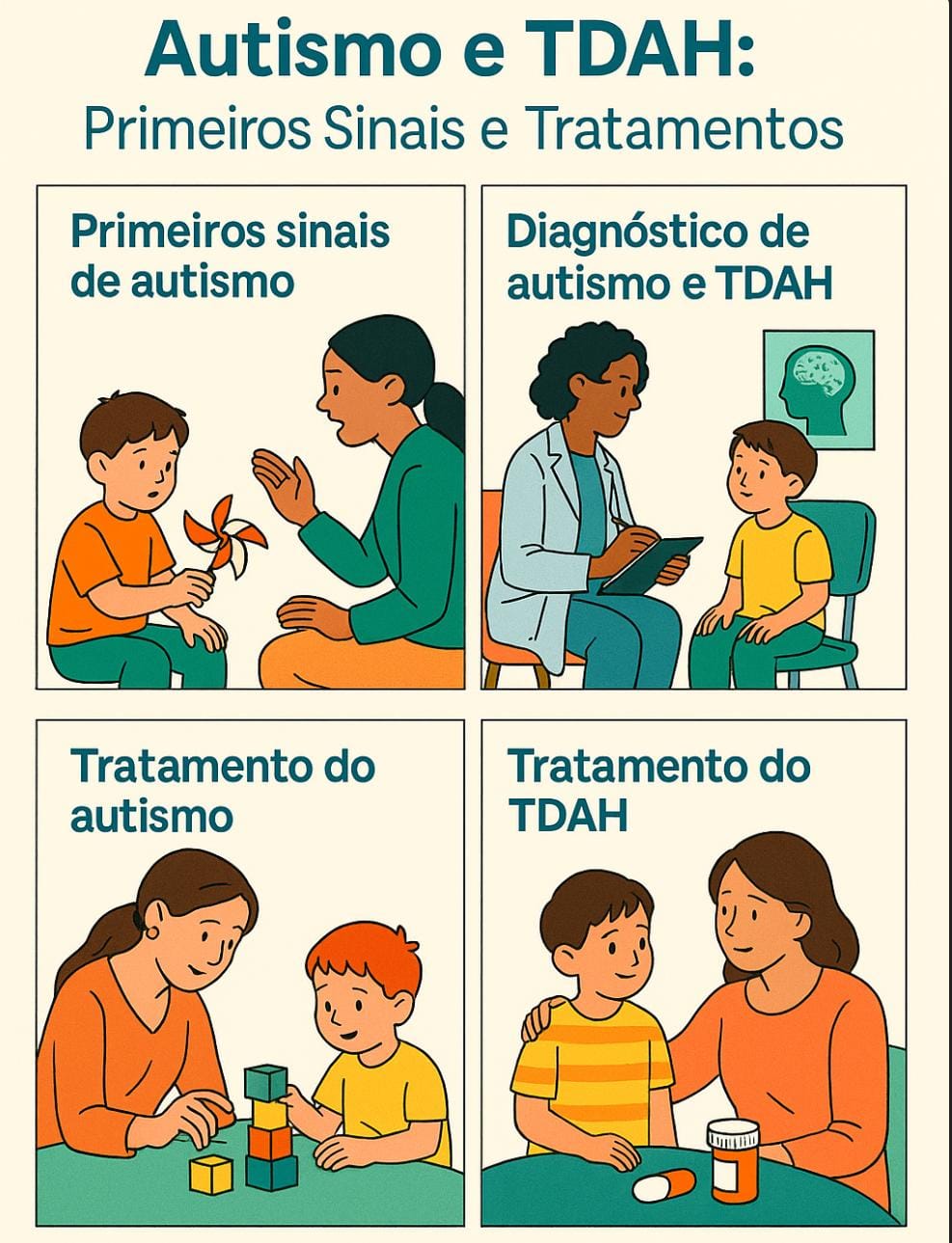 Compreendendo o Autismo e o TDAH: Primeiros Sinais, Tratamentos e C...