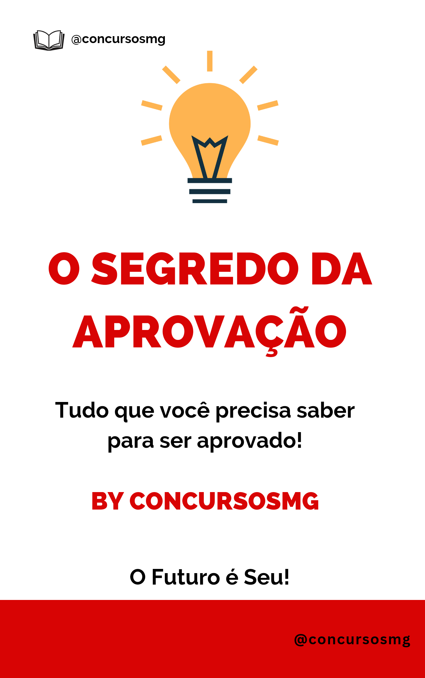 Imagem de capa para o Ebook O Segredo da Aprovação