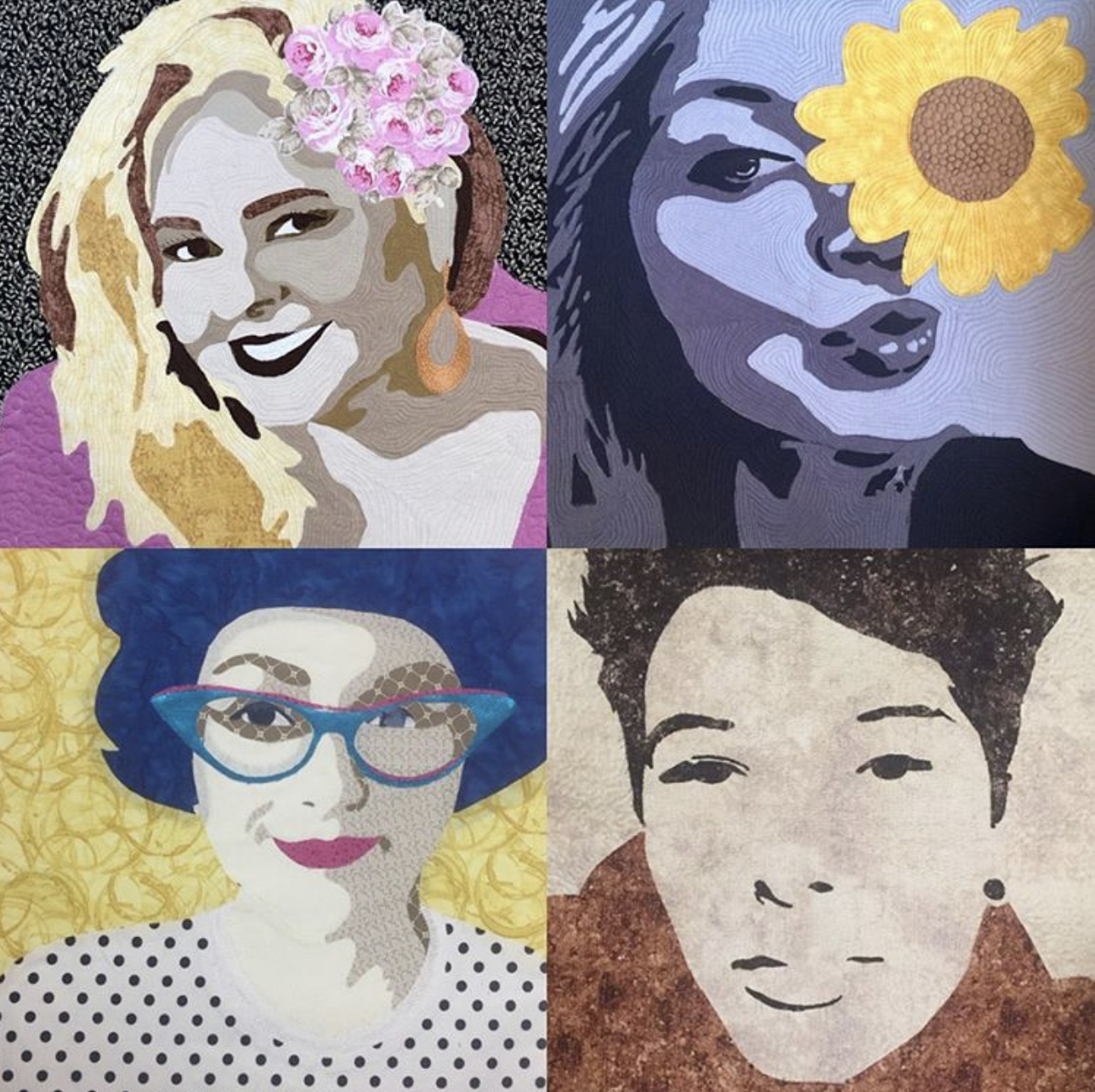 Imagem de capa para o Curso online CURSO COMPLETO DE ART QUILT  - Patchwork Artístico 