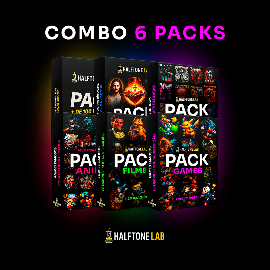 Halftone Lab - Combo 6 packs
