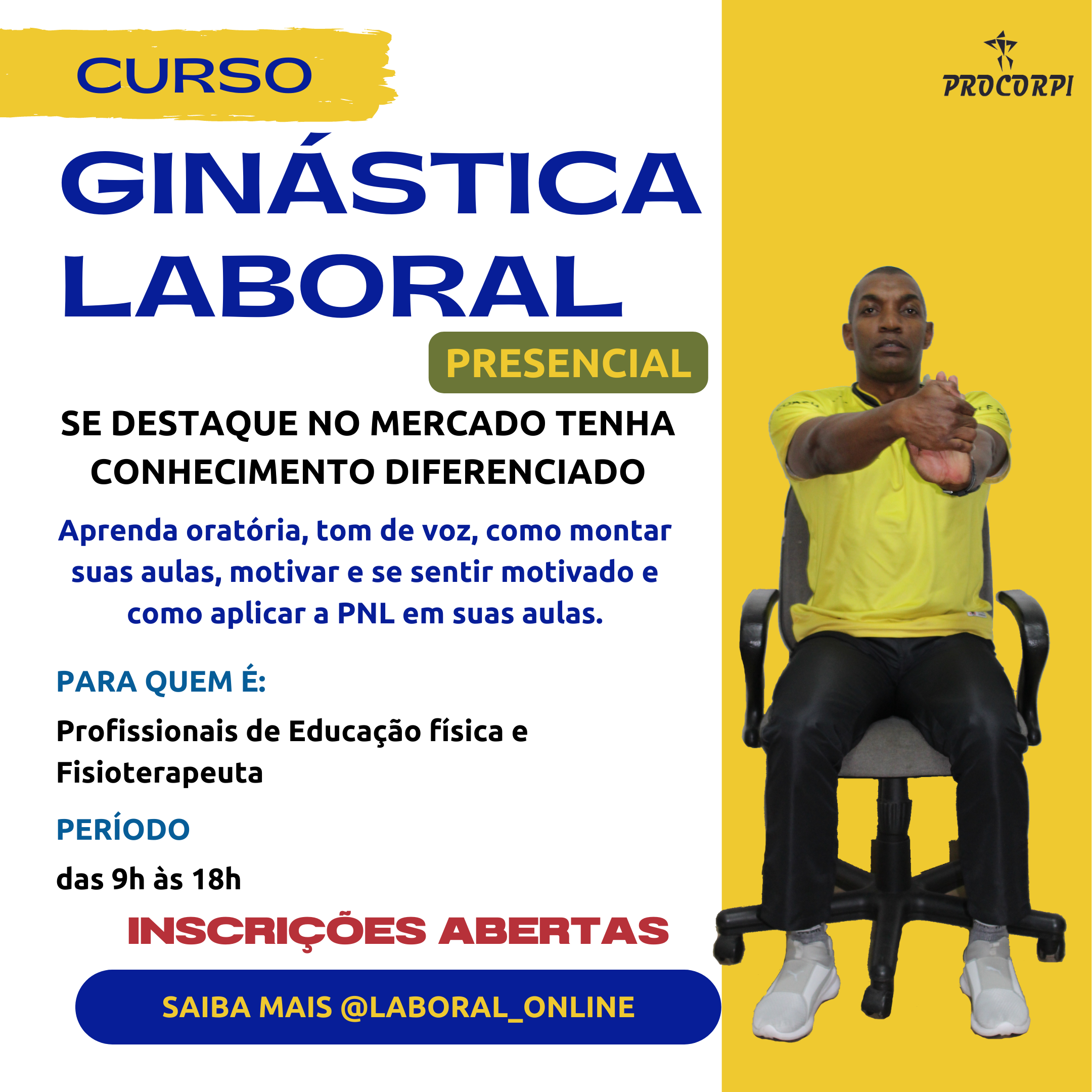 Curso de Ginástica Laboral - Laboral Online | Hotmart