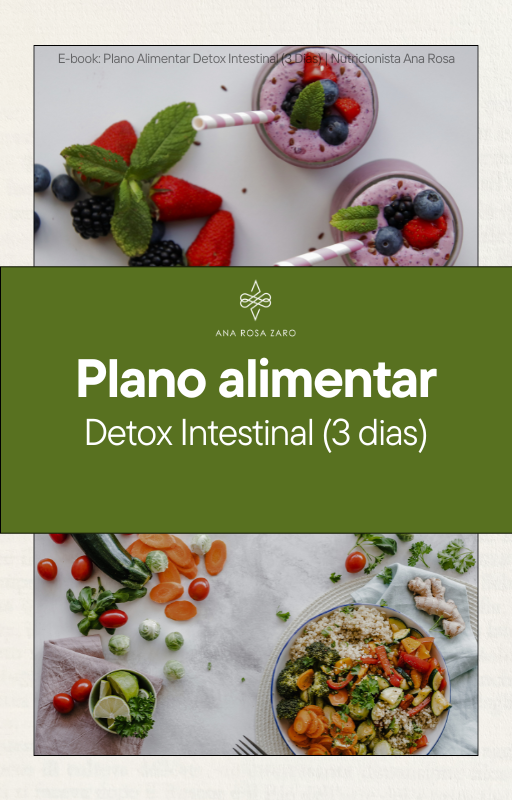 Detox Intestinal E-book Plano Alimentar Detox Intestinal (3 Dias) - Ana Rosa Zaro