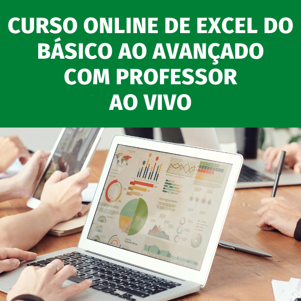 Curso de Excel do básico ao avançado com professor ao vivo