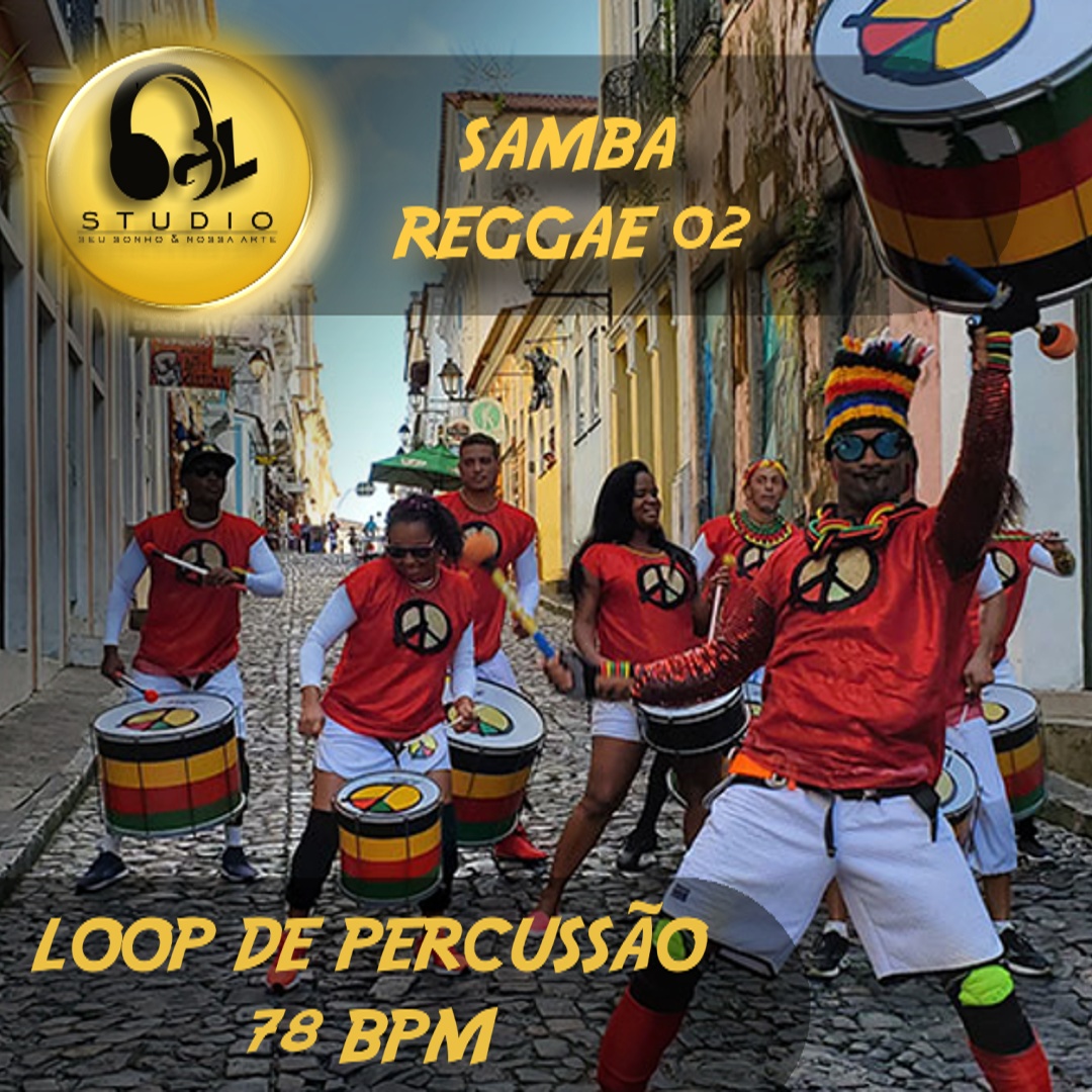 AXÉ SAMBA REGGAE Nº 02 OLODUM (WAVES SEPARADAS) GL STUDIO Hotmart
