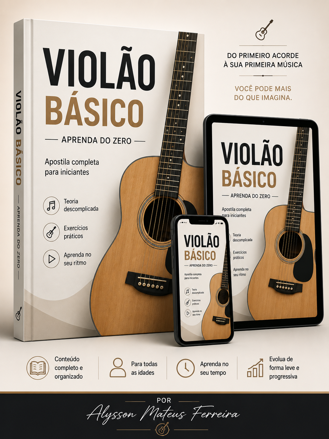 Capa da Apostila de Violão Básico